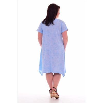 Платье женское 4-54г (светло-голубой)