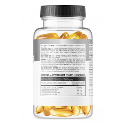 OstroVit Omega 3 Extreme 90 kaps - ОМЕГА