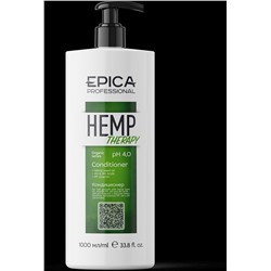 Hemp therapy ORGANIC Кондиционер д/роста волос с маслом семян конопли, витаминами PP, AH и BH кислотами, 1000 мл.