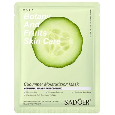 SADOER Увлажняющая маска для лица Cucumber Moisturizing Mask