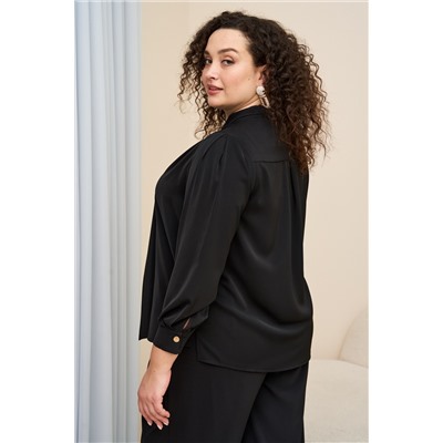 Чёрная женская блузка