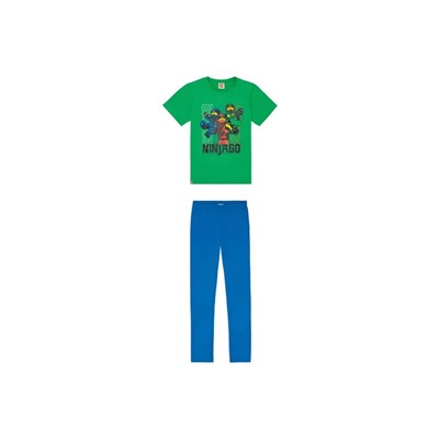 LEGO Kleinkind Pyjama, mit Rundhalsausschnitt und Baumwolle