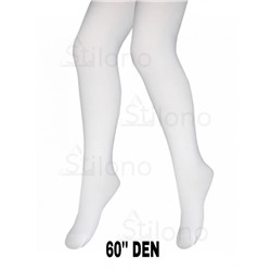 Белые капроновые колготки для девочки 60 DEN 6001 C