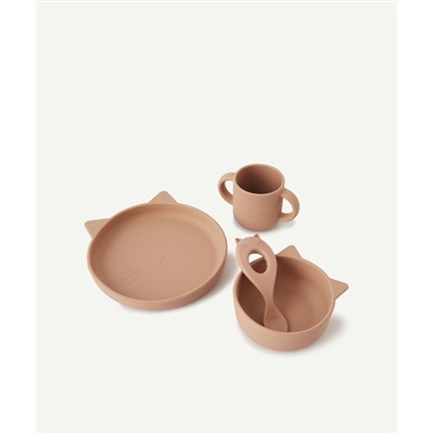 LIEWOOD
SET VAISSELLE VIVI DINO ROSE EN SILICONE