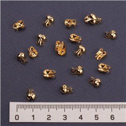 Каллоты 3.2 мм родиевое покрытие золото 10 гр Korea
