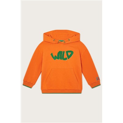 Monsoon Orange Wild Oversized Hoodie