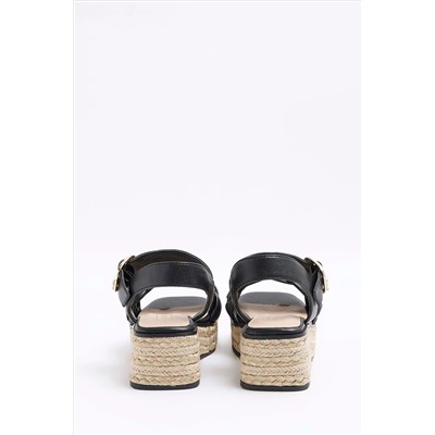 River Island Girls Woven Plait Wedge