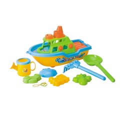 Hualian Toys Набор для игр с песком и водой "Катер" (9  предметов)