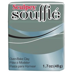 Sculpey Souffle, запекаемая пластика, 48 г, серо-зеленый АКЦИЯ!