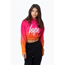 Hype. Girls Orange Fade Hoodie