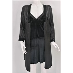 Женский бархатный халат Syah, комплект ночной рубашки 4040