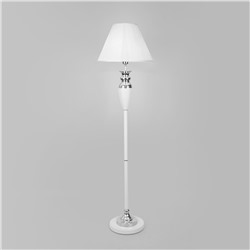 Напольный светильник с тканевым абажуром
                     Eurosvet  009 белый
