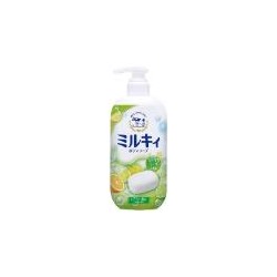 COW Молочное увлажняющее жидкое мыло для тела с цитрусовым ароматом «Milky Body Soap» 550 мл, дозатор / 12
