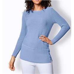 Пуловер, голубой