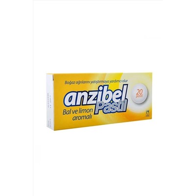 ANZİBEL PASTIL Anzibel Лимонныеипастилки 20 таблеток