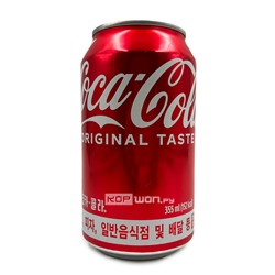 Напиток б/а газированный Coca Cola, Корея, 355 мл