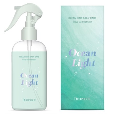 DEOPROCE Gleam Hair Daily Care Leave On Treatment Oceanlight Несмываемая маска-спрей для волос 200мл