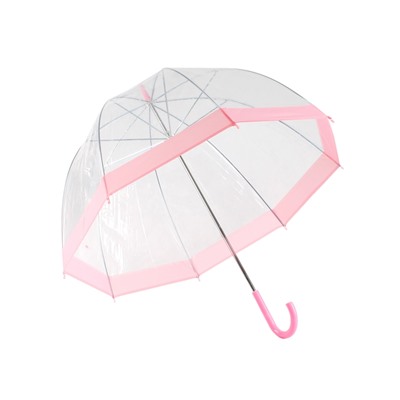 Зонт прозрачный купол розовый   /  Артикул: 96075 / 
OCTATOK НА СКЛАДЕ: 
1 - 6 шт.