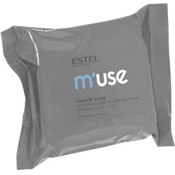 Салфетки влажные для удаления краски с кожи ESTEL M’USE Сomfort clean