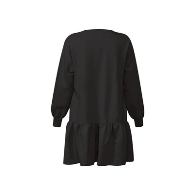 esmara® Damen Sweatkleid mit Rundhalsausschnitt und überschnittenen Schultern