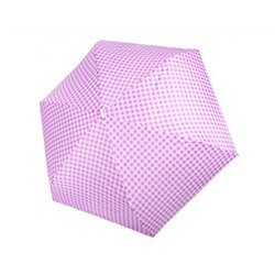 Зонт три слона L1353/Клетка розовый