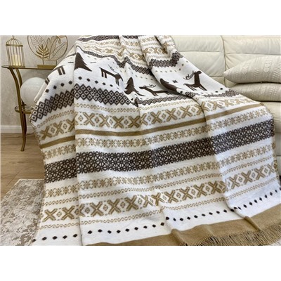 Плед cotton Rajtex 200*220 Скандинавский лес bm15217a