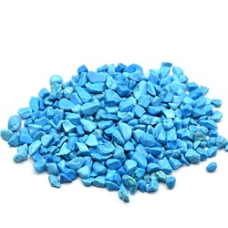 Говлит голубой галтовка фракция 5-10мм, упаковка 100г