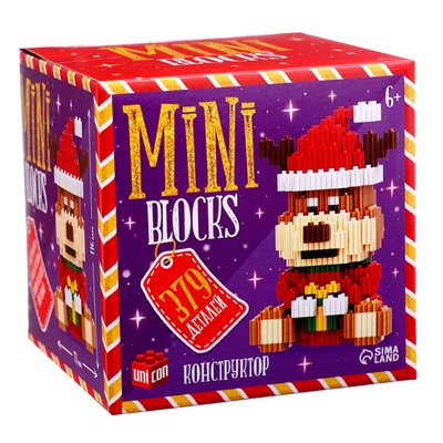 Новый год! Конструктор Mini Blocks «Олень», 379 деталей