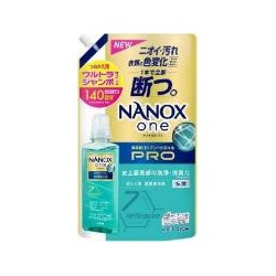 LION Жидкое средство "Top Nanox One PRO" для стирки (максимальное отстирывающее и дезодорирующее действие + сохранение цвета + защита от повреждений, суперконцентрат) 1400 г, мягкая упаковка с крышкой / 6