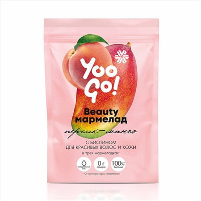 Beauty-мармелад с биотином (персик-манго) - Yoo Gо 90г
