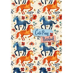 Cute Pony Notebook (А6, 32 л., дизайнерская бумага)