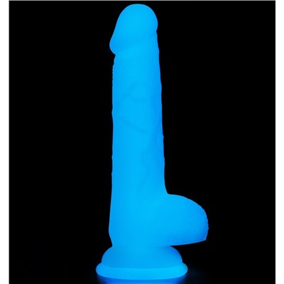 Светящийся в темноте фаллоимитатор 7 Inch Lumino Play Silicone Dildo - 18 см.