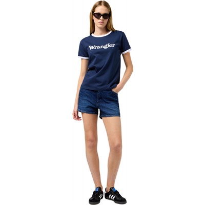 Футболка женская RINGER TEE NAVY