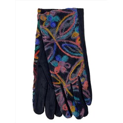 Женские демисезонные перчатки из велюра, мультицвет
