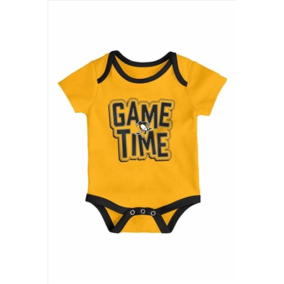 Fanatics NHL Pittsburgh Penguins 3 Piece Game Time Bodysuit