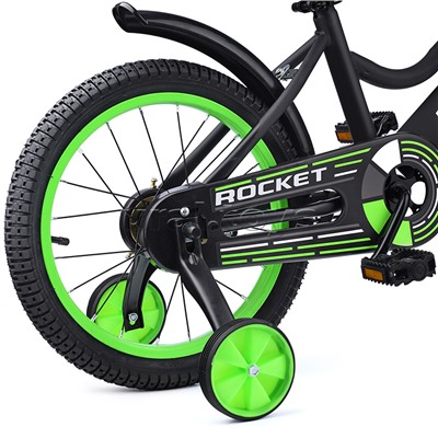 Велосипед 16" Rocket 101, цвет черный