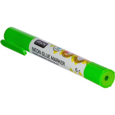Клей-карандаш (маркер) Attache Selection 6г в форме ручки неоновые цвета