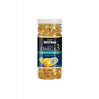 Shiffa Home Omega 3 Balık Yağı Dha Epa 1000 Mg 200  2штукt Kapsül