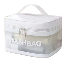 Kristaller Косметичка Washbag suitcase, белый