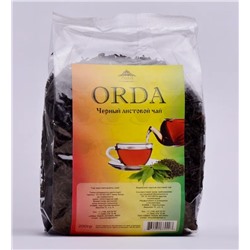 Чай Orda черный листовой (прозр пакет) 200 гр 1/32 шт