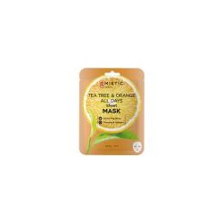 MISTIC TEA TREE & ORANGE ALL DAYS Sheet MASK Тканевая маска для лица с экстрактами чайного дерева и апельсина 24мл