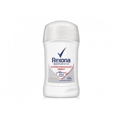 Антиперспирант стик Rexona (Рексона) Антибактериальный эффект, 40 г