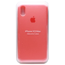 Силиконовый чехол для Айфон XS Max - (Светло-Красный)