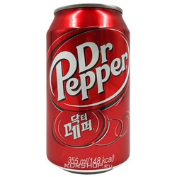 Газированный б/а напиток Dr.Pepper, Корея, 355 мл