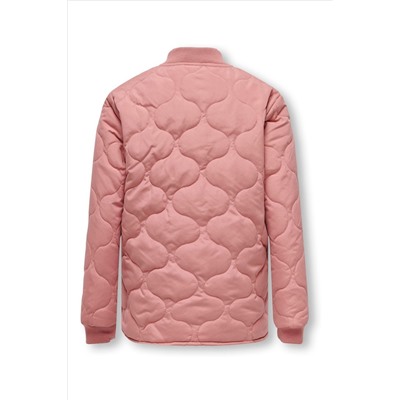 ONLY KIDS Pink Quilted Zip Up Jacket