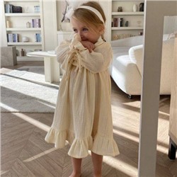 Чудесное детское платье из муслина