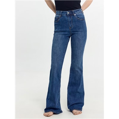 Брюки женские джинсовые FLARE FIT синие