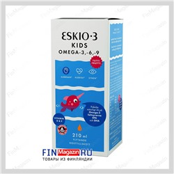 Рыбий жир для детей Омега-3-6-9 Eskio-3 Kids Omega-3-6-9 210 мл Midsona