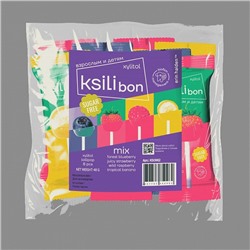 Леденец на палочке Ksilibon Lollipop MIX 4 вкуса, 8 шт.