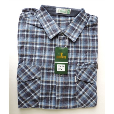 Рубашка муж. GOLD GOLF MAN арт.A1043 (р.XL-5XL)